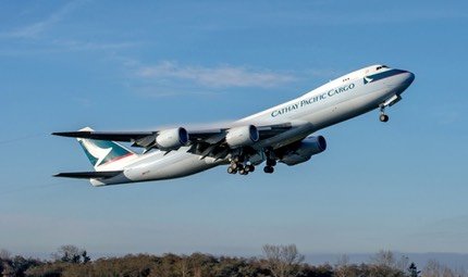 Cathay Pacific Boeing 747-8 Freighter fitted with performance-improved GEnx-2B engines